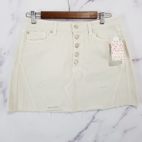 New FREE PEOPLE Mini Skirt - Picture 2 of 7